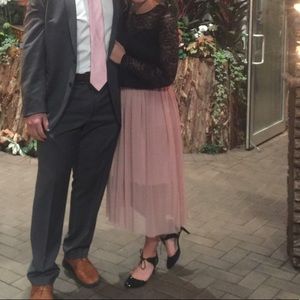 Champagne Pink Tulle Skirt